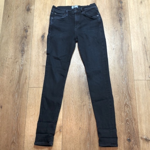 AGOLDE Sophie Dark Wash High Rise Skinny Jeans 26 - Picture 3 of 10